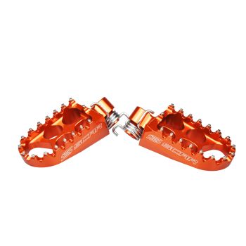 STANDARD FOOTPEGS ORANGE 98-23 KTM SX-E SX EXC 5 50 65 125 150 250 300 350 450 500 48mm SCAR S5211OR