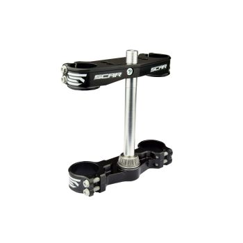 TRIPLE CLAMPS BLACK 21-23 SX 65 OFFSET 22mm SCAR S5415BK
