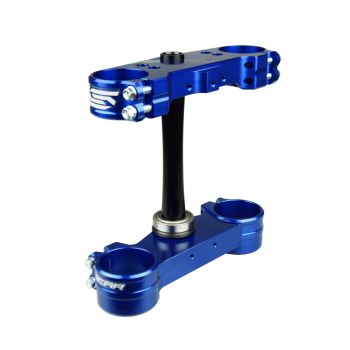 TRIPLE CLAMPS BLUE 23-23 FC TC OFFSET 22mm SCAR S5418BL
