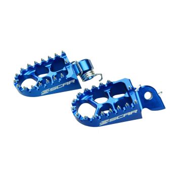 EVO FOOTPEGS BLUE 98-26 KTM SX EXC HUSABERG HUSQVARNA SHERCO BETA GAS GAS EXCEPT 85 105 57mm SCAR S5510B