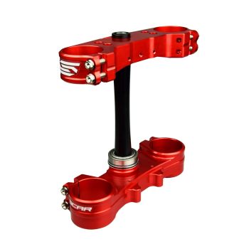 TRIPLE CLAMP RED 16-26 BETA RR RACE X-PRO RX 125 200 250 300 350 390 430 450 480 490 20mm SCAR S7410