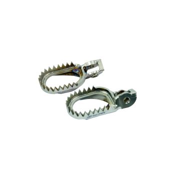 TITANIUM ANTI-MUD FOOTPEGS 23-26 STARK FUTURE VARG EX MX SM 1.0 1.2 10mm BACK SCAR S8516AM