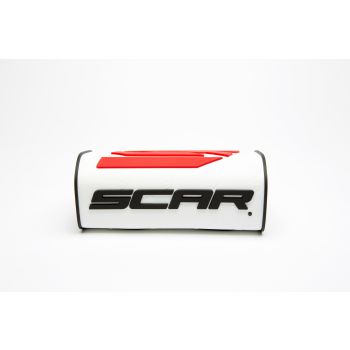 HANDLEBAR PAD WHITE OVERSIZE WITHOUT CROSSBAR SCAR SMSOW