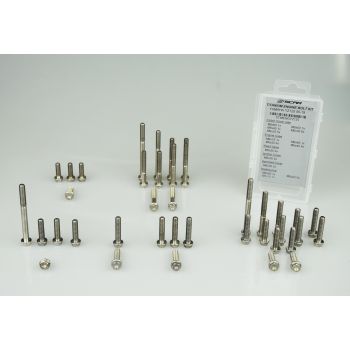 TITANIUM ENGINE BOLT KIT 22-26 FANTIC YAMAHA XX YZ 125 GR5-TI 39 BOLTS SCAR STIMENGYZ125B