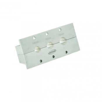 SHOCK ABSORBER PISTON ROD VICE CLAMP, K-TECH 213-070-100 2-PIECE, 14MM/16MM/18MM