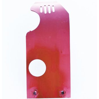 SKIDPLATE PIT BIKE UNIVERSAL, CRF50/70 STYLE WILL FIT MOST, TM550-TM553 RED