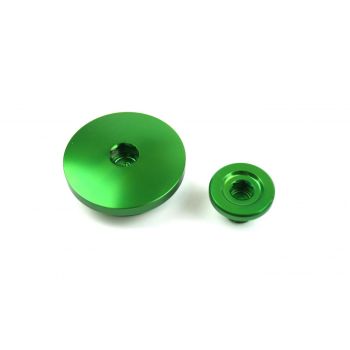 ENGINE PLUG KIT GREEN ALLOY KX, KAWASAKI KXF 250 & 450 KLX 450 ASEP-19