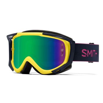 SMITH FUEL V.2 CITRON INDIGO GOGGLES M00831368991Y - END OF LINE - MIRRORED LENS AND CLEAR LENS