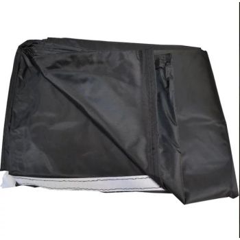 GAZEBO SIDE WALL PANEL PLAIN BLACK 3x6m VELCRO ATTACHMENT