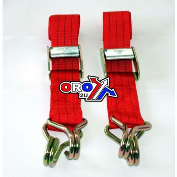TIE DOWN 2" WIDE RED CAM LOCK