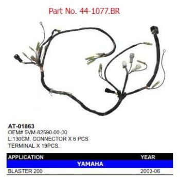 WIRING LOOM YFS200 BLASTER, AT-01863, 5VM-82590-00-00, Wire harness