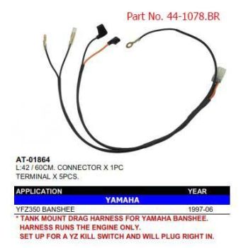 TANK MOUNT DRAG HARNESS, AT-01864
