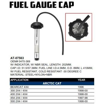 FUEL GAUGE CAP, BRONCO AT-07563, 0470-369