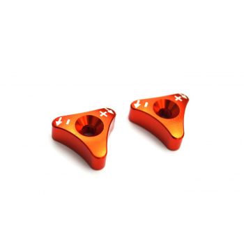 KTM FORK ADJUSTER CNC ALLOY, FIR ASOT-378, ORANGE CNC, R14062