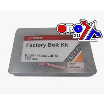 BOLT KIT FACTORY KTM/HUSKY, TMV 1721700, 160PCS
