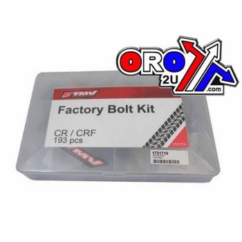 BOLT KIT FACTORY CR/CRF 193pcs, TMV 1721710, HONDA