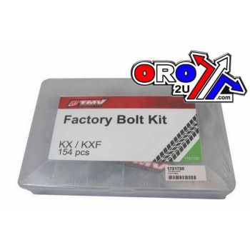 BOLT KIT FACTORY KX/KFX 154pcs, TMV 1721720, HONDA