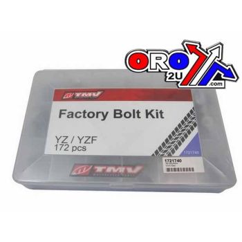 BOLT KIT FACTORY YZ/YZF 172pcs, TMV 1721740, HONDA