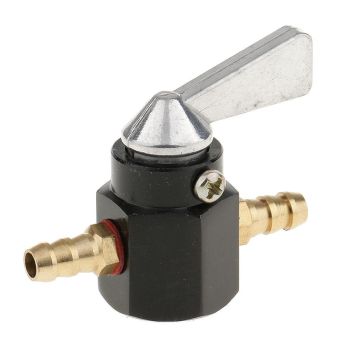 FUEL TAP INLINE BLACK