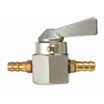 FUEL TAP INLINE SILVER