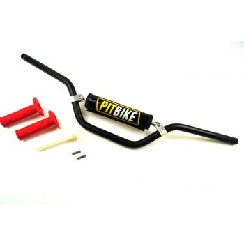 BAR WITH/PAD BLACK CR/KX +GRIPS, BLACK