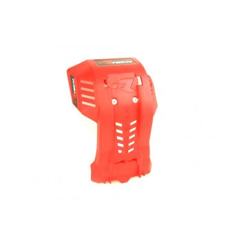 PLASTIC SKID PLATE CRF 450R/RWE/RX 2021-25, RTECH R-PMCRFRS0021, PLASTIC ENGINE COVER