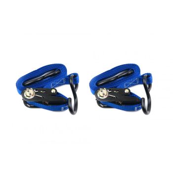 RATCHET TIE DOWN 1" 25mm PAIR, (PICK AS A PACK OF 2)