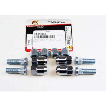 WHEEL NUTS & STUDS SET-4, ALLBALLS 85-1129, 7519753, 7547660, Polaris Ranger 570 Full Size 15-16, Ranger 900 XP 13-16, RZR 900 50 55 INCH 15-17, Wheel Stud and Nu
