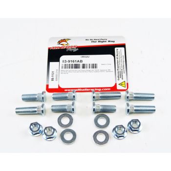 WHEEL NUTS & STUDS SET-4, ALLBALLS 85-1131, 7542459, 7515513, Polaris Ranger 4x4 700 06, Sportsman 300 4x4 08-09, Wheel Stud and Nut Kit Rear Polaris Hawkeye 4x4