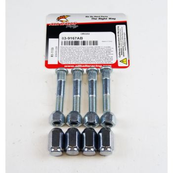 WHEEL NUTS & STUDS SET-4, ALLBALLS 85-1139, Polaris Scrambler 1000 MD 17, Scrambler 1000 MD Built After 2/16/16 16, Scrambler 1000 MD Built Befo
