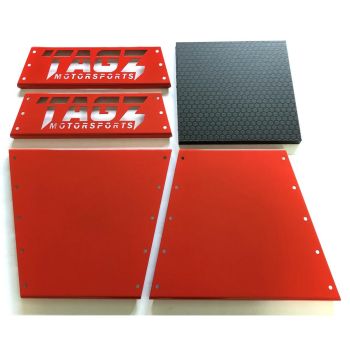 TAGZ FACTORY MX STAND PANEL SET, FINISH GLOSS RED RAL3020