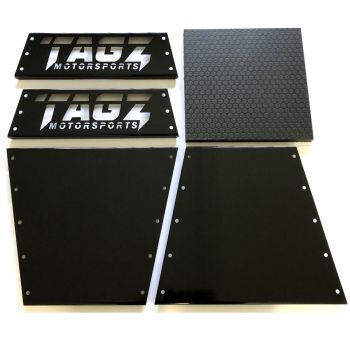 TAGZ FACTORY MX STAND PANEL SET, FINISH GLOSS BLACK RAL9005