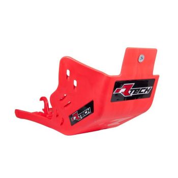 PLASTIC SKID PLATE BETA RR 350-530 2020-23, RTECH R-PMBETRS4520, PLASTIC ENGINE COVER RED