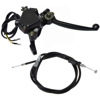 LEVER THUMB THROTTLE ASSY + CABLE.