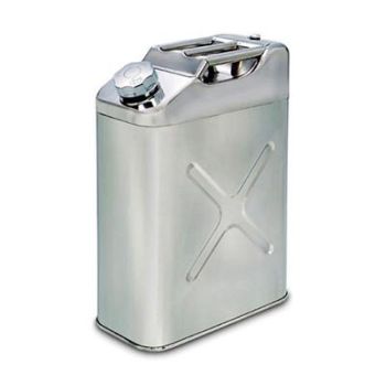 JERRY CAN S STEEL 20 LITRESS, QUALITY STAINLESS STEEL / EACH, Fuel / Petrol / Diesel Jerry Can