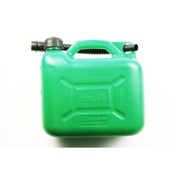 5L FUEL CAN WITH SPOUT GREEN JERRY CAN 847074