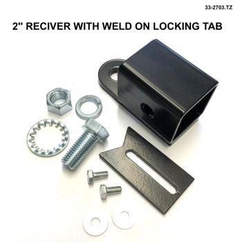 Trail Ball Mount "2" Reciver Adaptor, TAG-Z HITCH / 43-1005, Arctic Cat 1000 H2 LTD 11, 1000 H2 MUDPRO 10-11, 1000 H2 THUNDERCAT 08-10, 1000 MUDPRO LTD 12-17, 1