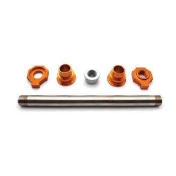REAR SPINDLE & NUT KIT 02-15 KTM HUSQVARNA 50310085044 77310085044 50310099000