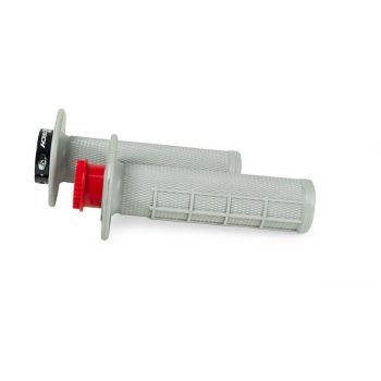 RTECH LOCK ON GRIP SET BETA, HALF WAFFLE GRIP GREY, R-MPRGRBETA21