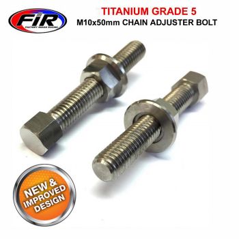 CHAIN ADJUSTER BOLT NUT M10x50, TITANIUM GRADE 5 / PACK OF 2, / OEM P 50304040100