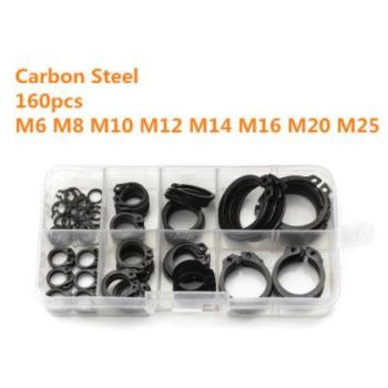 BOX EXTERNAL CIRCLIPS 160pcs 6-25mm