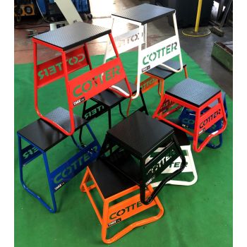 HD STAND 300 LOGO CUSTOM DESIGN, MINIMUM ORDER 10, MX LOGO STAND, SHOW ROOM STAND