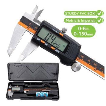 Buy DIGITAL CALIPER stainless steel 150mm, VERNIER Metal Stainless Steel 00-001.150.FI of Black color for only £26.01 in at Main Website Store, Main Website
