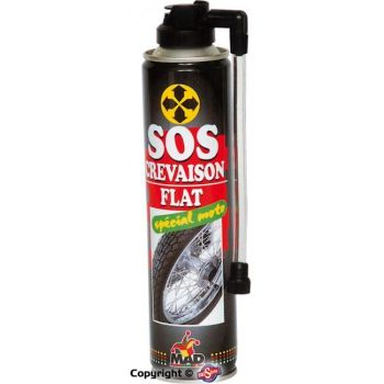 SOS CREVAISION EMERGENCY FLAT TYRE REPAIR AND INFLATE SPRAY 250ml
