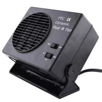 CAB HEATER 12V 300W SMALL COMPACT DEFROSTER DEMISTER QUICK HEATING SPEED