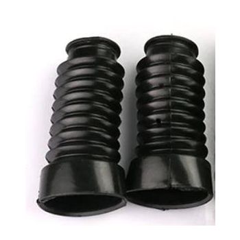 FORK GAITOR BOOTS 8 WAVE 100x26mm, 1 Pair Front Fork Dirt Cover Gaiters, Rubber Boots Shock Absorber Protective Sleeves