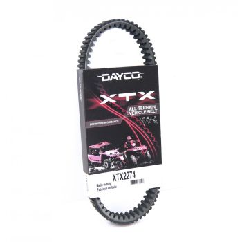 DRIVE BELT DAYCO XTX2274 BOMBARDIER, QUEST, JOHN DEERE BUCK TRAIL BUCK
