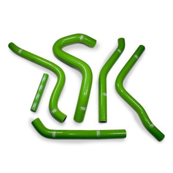 COOLANT HOSE 6 PIECE KIT GREEN 92-93 KAWASAKI 250 KX SAMCO SPORT KAW-75-GN