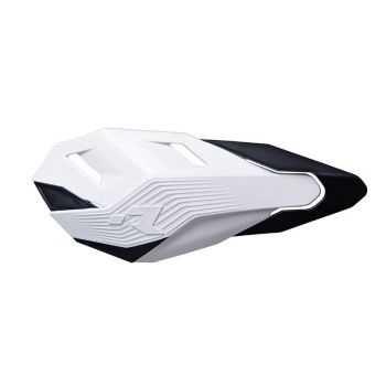 HP3 HANDGUARD WITH FITTING KIT WHITE/BLACK, RTECH R-HP3ENDBNNR0