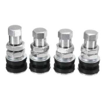 TUBELESS BOLT ON TYRE VALVE 10mm x 33mm 0.327" TR161 819 (PACK OF 4)